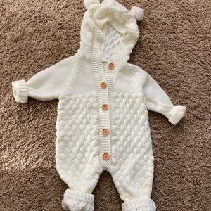 BEAR Cream Jumpsuit